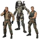 NECA Series 8 Original Predator 25th Anniversary 3 Action Figure Set Dutch Mask