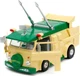 Teenage Mutant Ninja Turtles Party Wagon Green and Beige Donatello Figure Jada