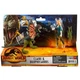 Mattel Jurassic World Dominion Claire and Dilophosaurus Dinosaur Figure SET
