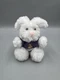 Animal Adventure Small White Bunny Rabbit In Purple Sweater Plush 5&rdquo; Stuffed Toy