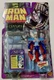 MARVEL CENTURY ACTION FIGURE IRON MAN 1995  WITH CAPE AND STAFF NEW SHIP FREE