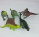 Lot of 5 Boley TM04 Dinosaur Rubber Figures 2017 up to 7.5" Long