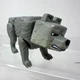 Mattel Mincraft Movie Dennis Figure Mans Best Wolf Gray Wild Dog Hound Pet 2024