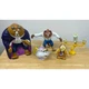 VTG Disney Beauty and the Beast Bend-Em Figures & Beast Hand Puppet SET/5 90s