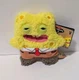 SpongeBob SquarePants - 4.5" Fuggler Plush Clip-On Keyring. Beige Button. NEW.
