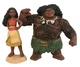 Jakks Moana Disney Figure Toy Island Figurine Set Cake Topper 4in PVC Maui