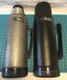 ALADDIN BLACK METAL THERMOS INSULATED WITH SIDE HANDLE 1 Qt.  37210 & Vtg SB950H