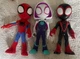 Marvel Spidey and His Amazing Friends Figure 3 Piece Bundle, 4-Inch Scale Action
