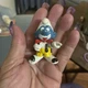 Smurfs 20033 Clown Smurf Vtg Circus Performer Figure PVC Schleich Peyo Figurine