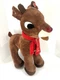 Large Rare Light Up Musical Singing Rudolph Red Nose Reindeer Plush By Dan Dee