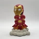 Disney Marvel Iron Man In Suit Takeoff Plastic Squeeze Bath Toy Semihard Plastic