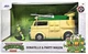 JADA TOYS 2023 TMNT NINJA TURTLES DONATELLO & PARTY WAGON 1:24 DIE-CAST TOY CAR