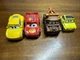 Lot 4 Disney Pixar Cars Mini Racers