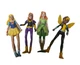 2015 Mattel DC Comics Super Hero Girls 6" Action Figure Lot of 4