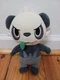 Wicked Cool Toys Pokemon Pancham Plush 8" Gray White Stuffed Animal Toy Figure