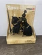 NEW SCHLEICH BLACK KNIGHT ON HORSEBACK WORLD OF KNIGHTS COLLECTION RITTER!
