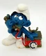 Vintage 1980 Schleich  2.0062 Telephone Smurf PVC Figure