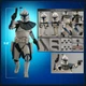 SIDESHOW HOT TOYS TMS119 STAR WARS AHSOKA CAPTAIN REX 1:6 MISB