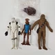 4 Vintage Star Wars Action Figures Bend Em Chewy Hammerhead Trooper Micromachine