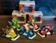 Mario Kart DS PullBack Figure Set Mario Yoshi Toad Peach Nihon Auto Toy Nintendo