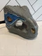 Mattel Jurassic World Animated Velociraptor Blue Mask Helmet Dino WORKS!!