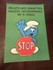 1981 Peyo Smurf Adults Not Admitted Poster Wallace Berrie