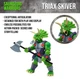 Triax Skiver Boss Fight Studio Saurozoic Warriors Indie Dinosaur Action Figures