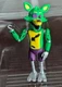 Five Nights at Freddys Blacklight Foxy Mini Figure Funko 2" FNAF Green Neon