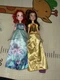 Hasbro Disney 2017 And 2021 Princess Royal Shimmer Ariel and Bell Dolls