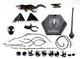 Hot Toys VGM56 Spider-Man 2  Black Suit Head & 8 Hands Accessories Sold As-is