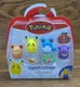 Pokemon Squishmallows Squishalongs 4 Mini-Squish Pikachu Gengar Teddiursa Marill
