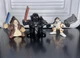 Star Wars Galactic Heroes Obi-Wan Kenobi Clone Trooper Darth Vader Hasbro 2005