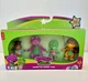 Barney's World Hey Friends Pack Set 4 Toy Figures JHB26 Mattel Fisher Price