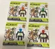 Zing Klikbot Full Set of 4 Poseable Action Figures  Blitz Barrage Sabre Tempest