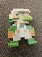 Jakks Pacific World Nintendo Luigi Super Mario Bros 8Bit Green Figure 2.5" RARE!