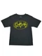 Batman DC Comics Boys Gray Bat Symbol Comic Book Panel Graphic T-Shirt S8