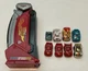DISNEY PIXAR CARS MICRO DRIFTERS LAUNCHER & 8 Micro Drifter Vehicles -MCQUEEN +