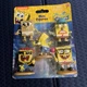 SPONGEBOB SQUAREPANTS MINI FIGURES 5 PACK SET - BRAND NEW - NICKELODEON 