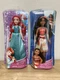 Disney Princess Royal Shimmer Doll Lot Ariel Moana Hasbro NEW In Package