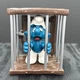 Smurfs 40212 Prisoner Cage Smurf Jail Vtg Schleich Peyo Figurine * Missing Hook*