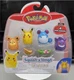 Pok&eacute;mon Squishmallows Squishalongs 6 Mini-Squish Pikachu Gengar Teddiursa Marill