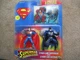 Cyber Link Superman Man of Steel and Batman Action Figure Set Kenner 1996