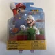 Super Mario Figure - Fire Luigi With Fire Ball - Jakks Pacific - Sealed