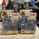 Jakks Zelda BOTW Link & Princess 4" Action Figures Master Sword Shield Set New
