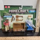 Mattel Minecraft SAILOR ZURI & DOLPHIN PUFFER FISH Action Figure Set - NEW!