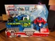 RARE Playskool Transformers Rescue Bots Optimus Prime Racing Trailer Playset NOS
