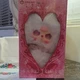 Cureplaneta Baby Three Rabbit Plush White Pink Animation Stuffed Animal Boxed