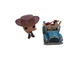 Disney Pixar Toy Story Lot - Jessie & Woody Blue Car & Woody Funko Pop! GUC