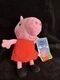 Peppa Pig In Red Dress 2021 Hasbro Plush 7" Stuffed Toy Doll Tags Attached