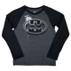 DC Comics Batman Little Boys Lightning Strike Bat Symbol Long Sleeve Shirt
